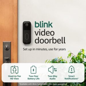 blink video doorbell budget home security
