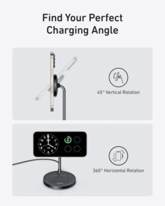 ESR HaloLock MagSafe wireless charger – slim 15W charging pad for iPhone under